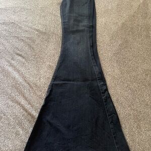 Free People Dark Blue Super Flare Jeans